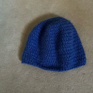 Blue Beanie Boutique hat. Handmade. Unisex